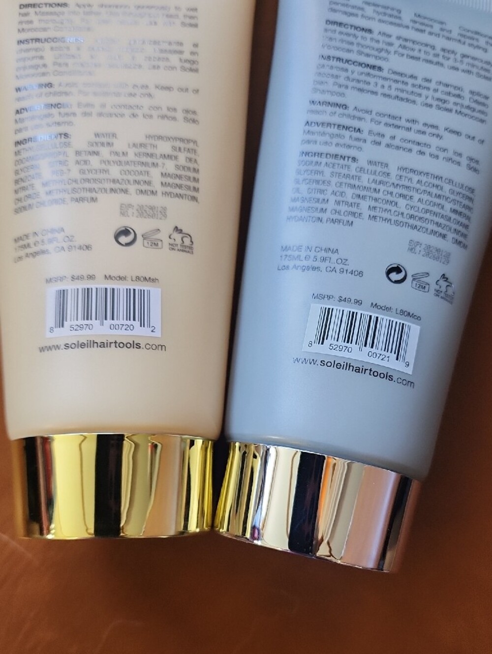Moroccan Shampoo & Conditioner - Cream - Picture 3 of 3